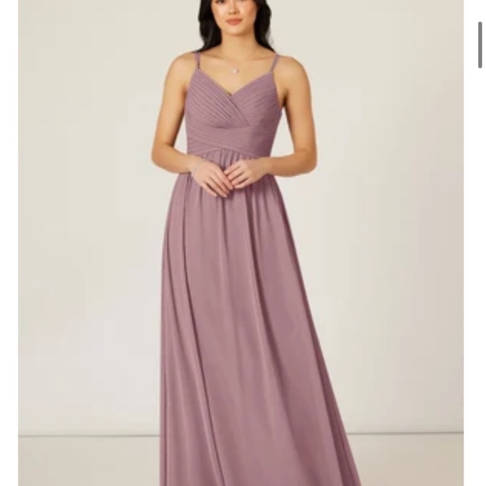 Azazie Dusty Rose Blake Maxi Dress A4